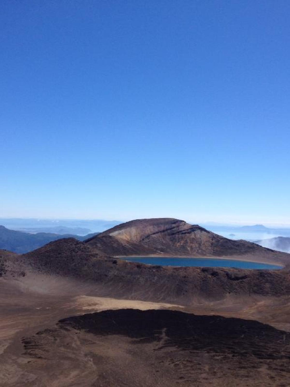 the desert is on the side of a mountain